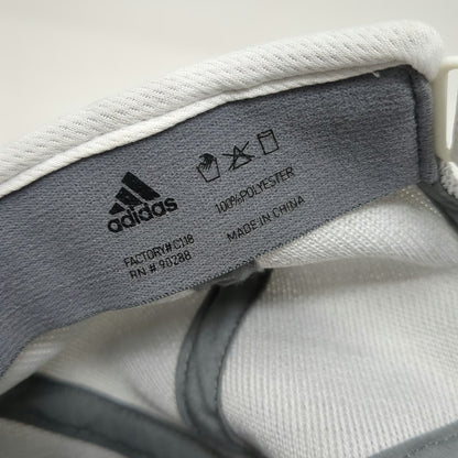 Adidas Baseball Cap Gray One Size ClimaCool Breathable Adjustable Strapback Hat