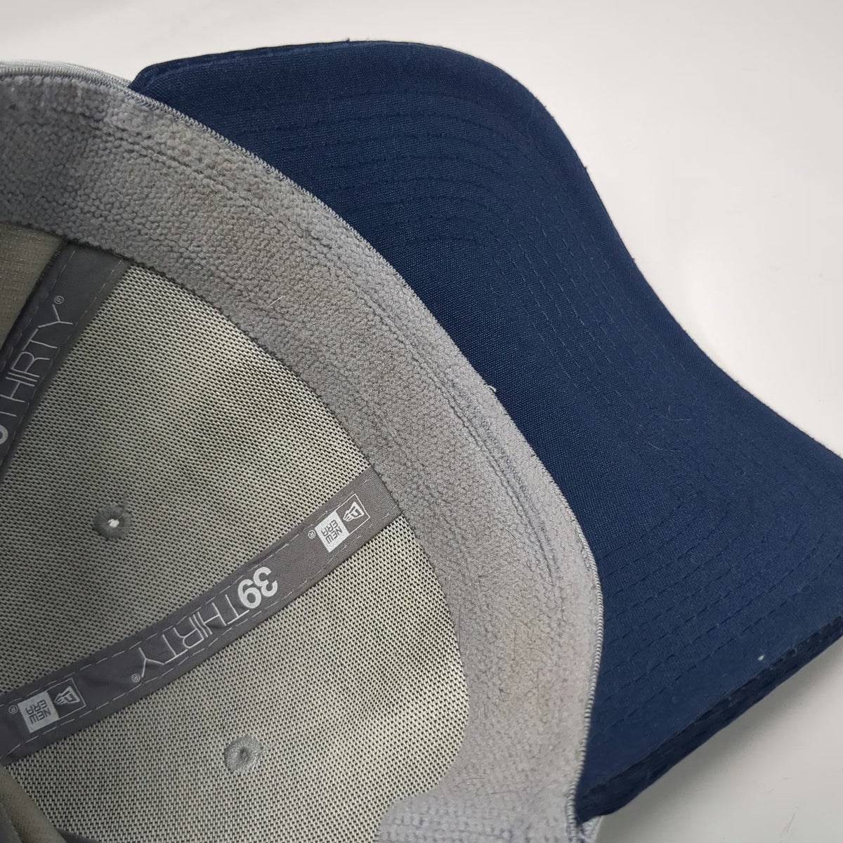 New Era Seattle Seahawks Gray Blue Baseball Cap L NFL 39THIRTY Stretch Fit Hat