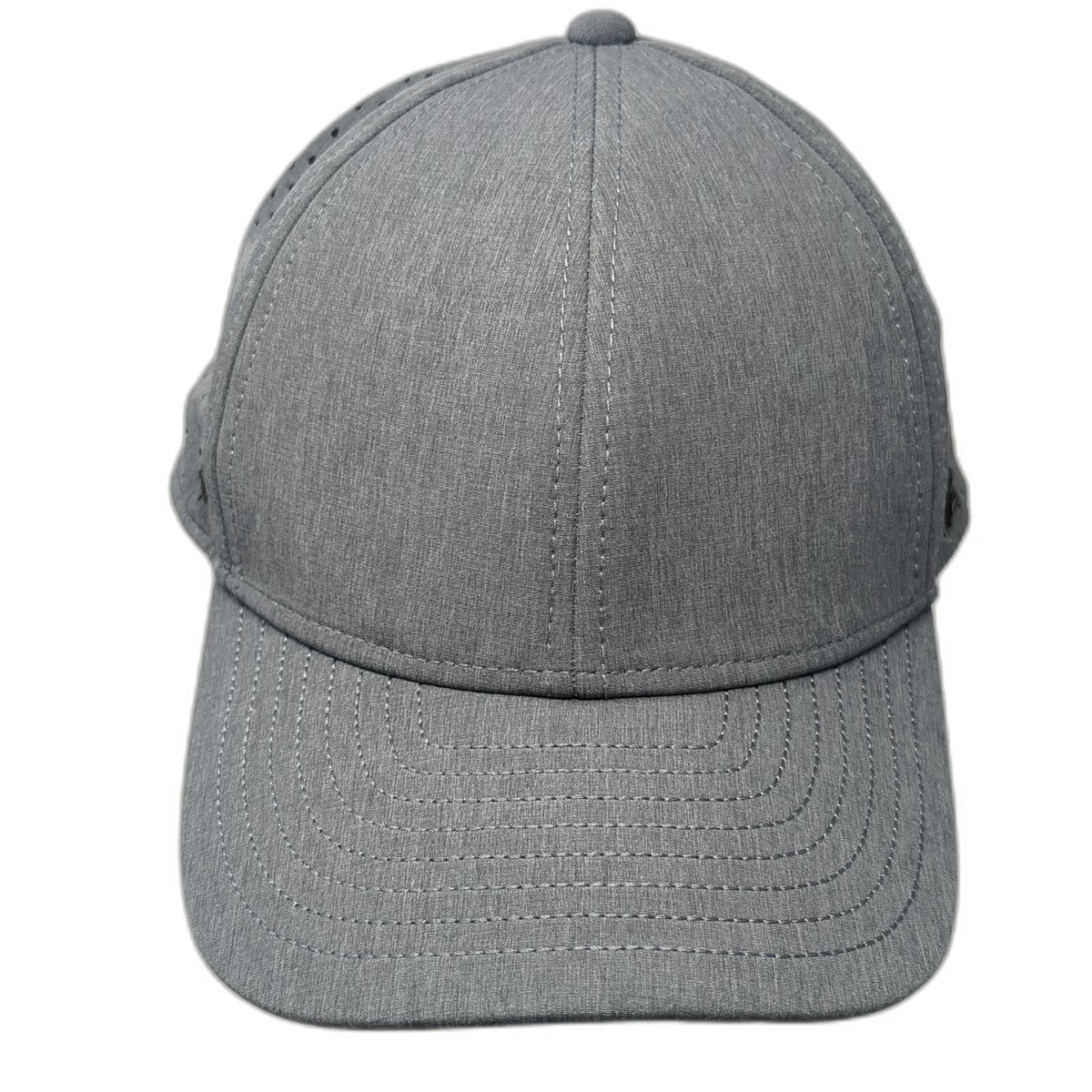 Melin A-Game Trucker Hat Gray One Size Hydro Snapback Perforated Camo Underbill