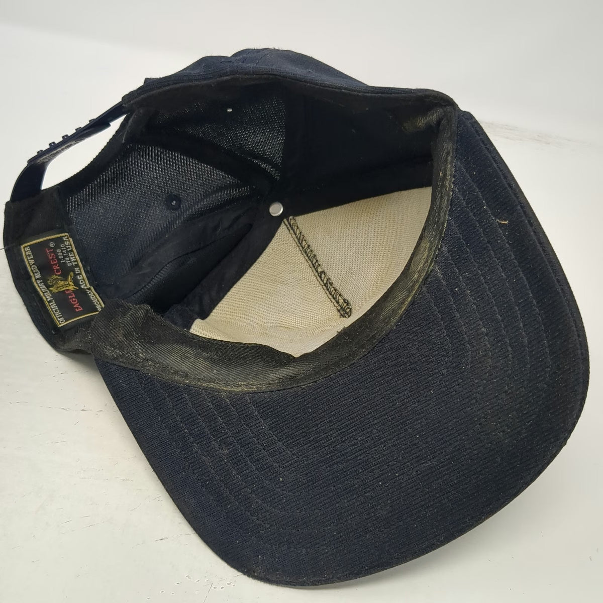 Eagle Crest US Navy Hat 5 Panel Blue One Size United States Military Snapback