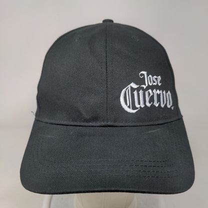 Jose Cuervo Slideback Hat Black OSFM Adjustable Embroidered Quake City Caps