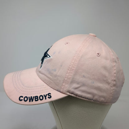 Dallas Cowboys NFL Authentic Pink Blue Hat One Size Cap Star Logo Slideback