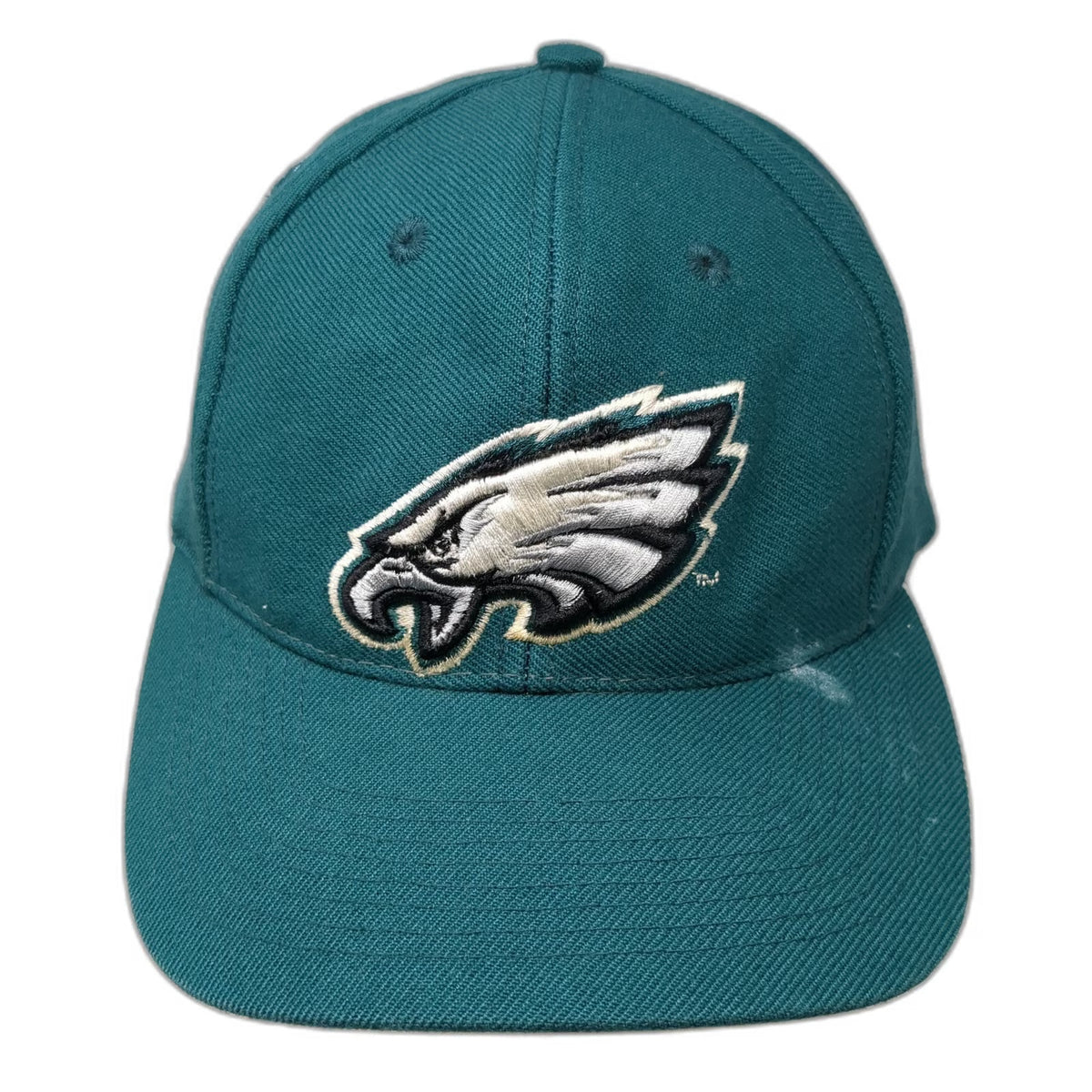 Annco Philadelphia Eagles NFL Snapback Green White NFC Side Patch Hat Vintage
