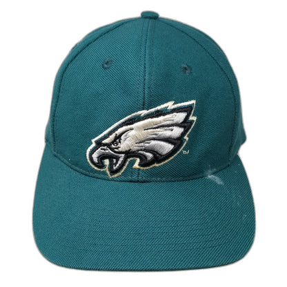Annco Philadelphia Eagles NFL Snapback Green White NFC Side Patch Hat Vintage
