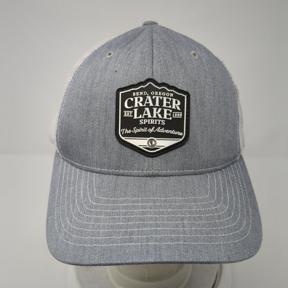 Bend Oregon Crater Lake Spirits Est 1996 Snapback Trucker Hat Gray OS Richardson