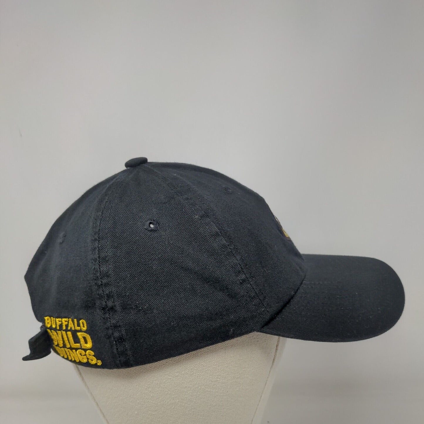 Buffalo Wild Wings Slideback Hat Black One Size Embroidered Employee