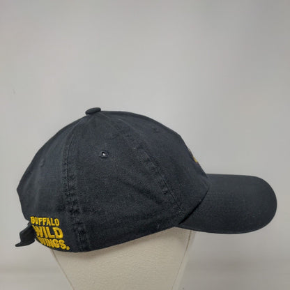 Buffalo Wild Wings Slideback Hat Black One Size Embroidered Employee