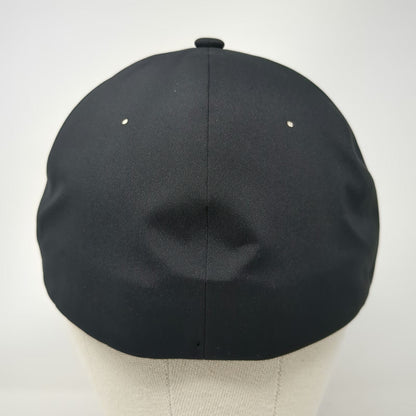 Port Authority Baseball Cap Black Size L XL Fitted Flexfit Delta 100K Club Hat