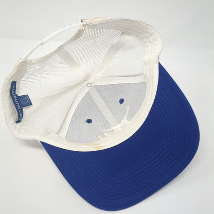Marana Stockyards Snapback Trucker Hat Blue OS Adjustable Mesh Port Authority
