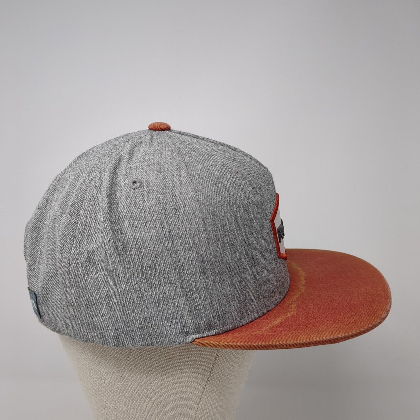RVCA Snapback Hat Multicolor One Size Adjustable Embroidered Mid Fit 6 Panel
