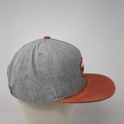 RVCA Snapback Hat Multicolor One Size Adjustable Embroidered Mid Fit 6 Panel