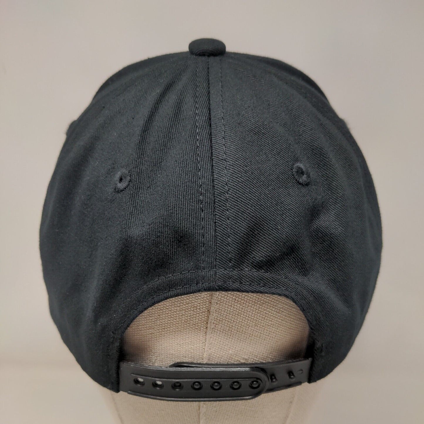 Performance by Blush Snapback Hat Black One Size Adjustable Embroidered Cotton