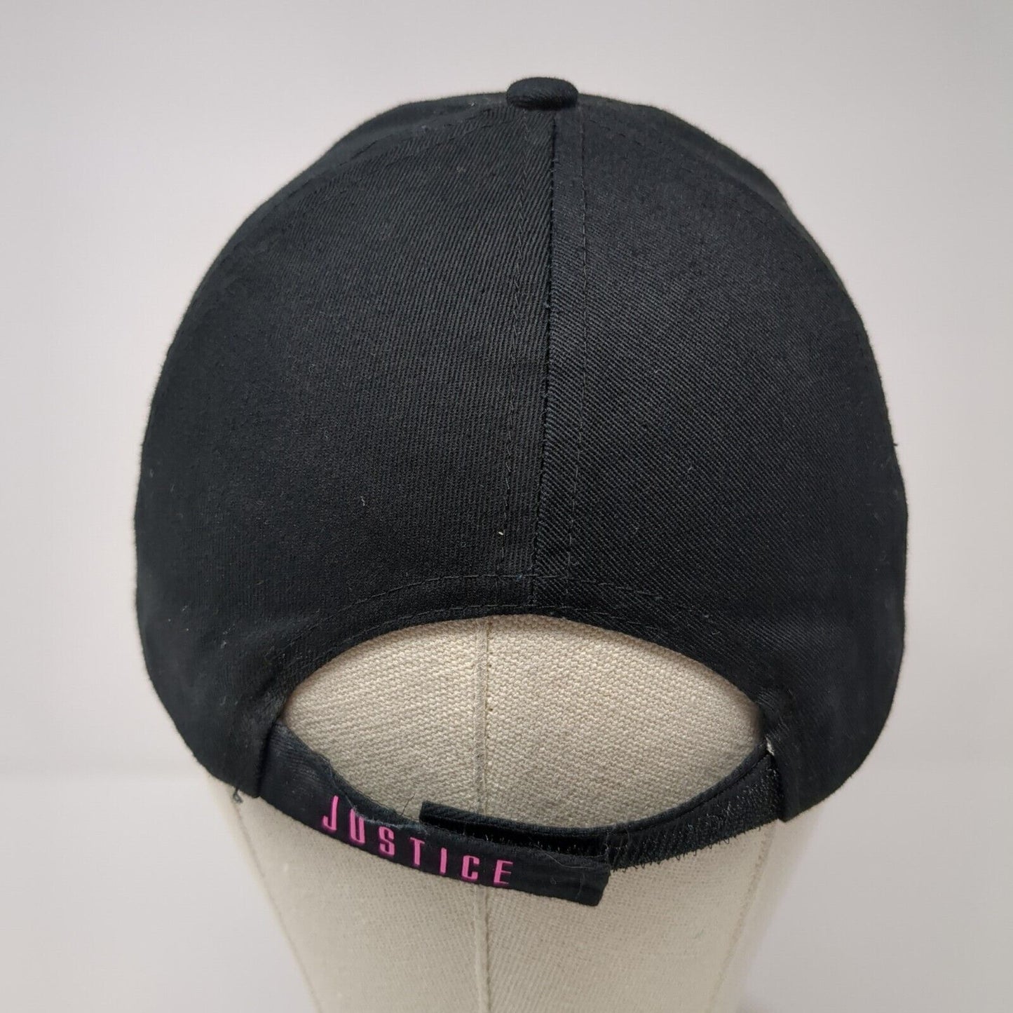 The Princess Strapback Hat Black One Size Solid Adjustable Justice
