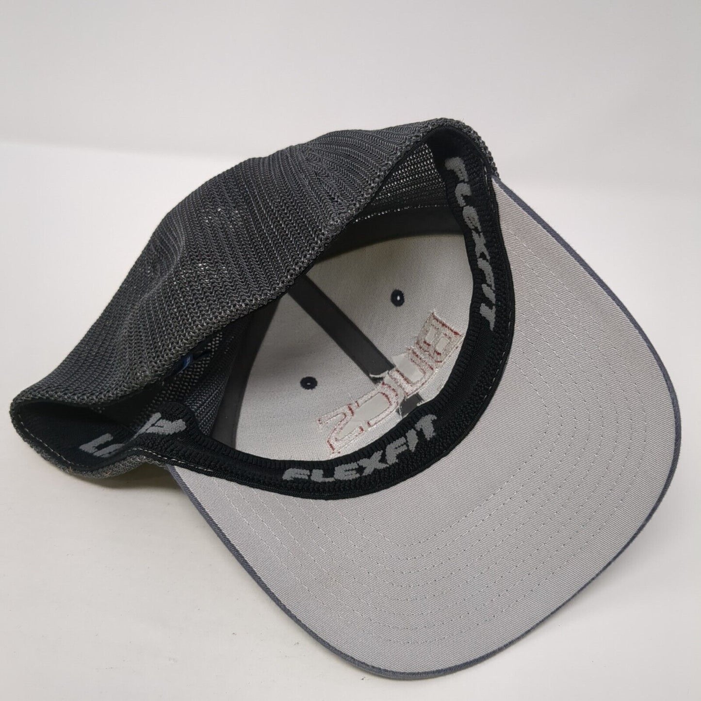 Bucs Football Fitted Mesh Back Trucker Hat Gray L/XL Port Authority