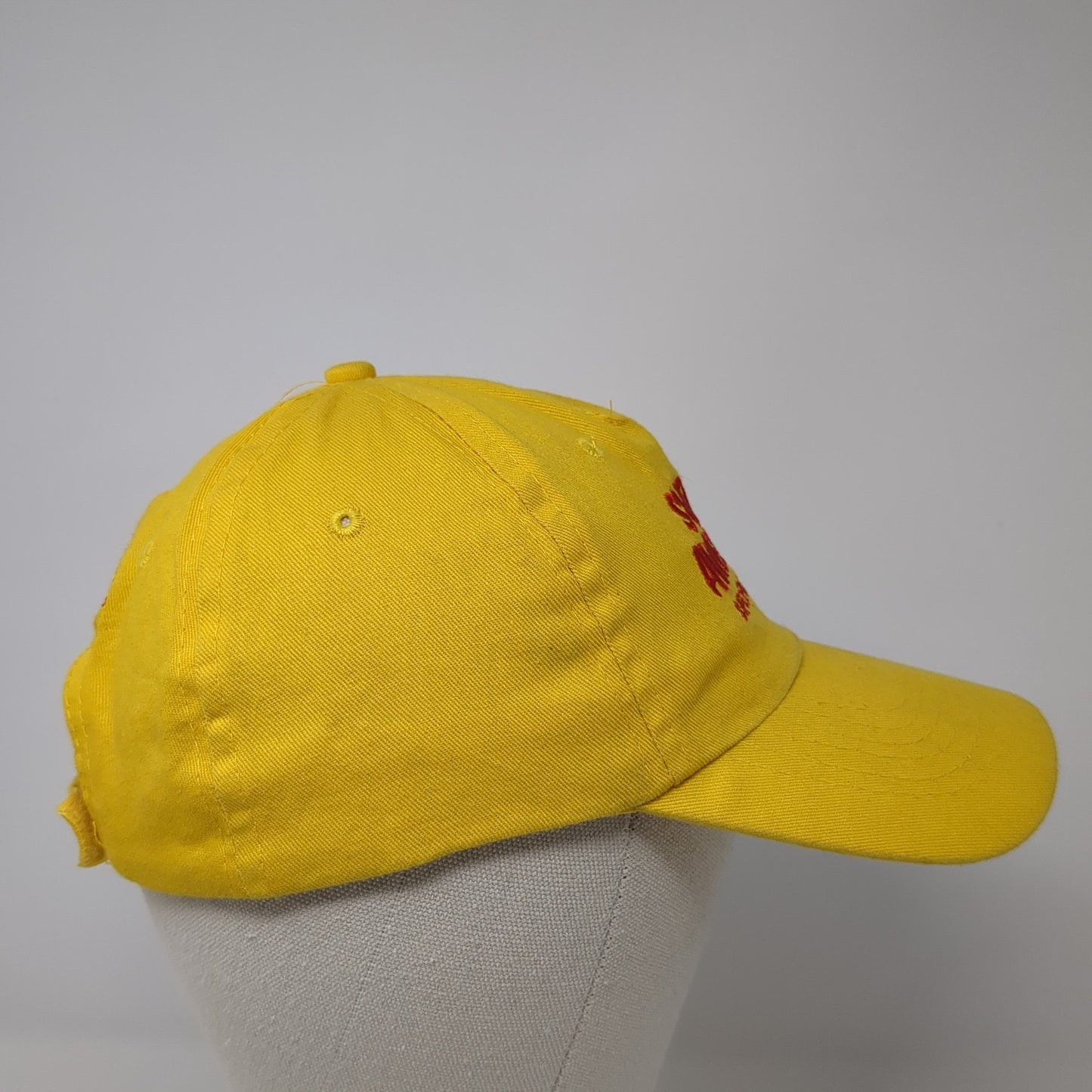 Super Awesome Super Pretzel Hat Baseball Cap Yellow One Size Adjustable Hit Wear