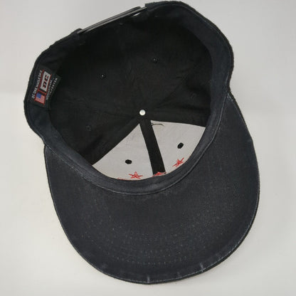 Flag of Washington D.C. Snapback Hat Black OS Adjustable Embroidered DC One