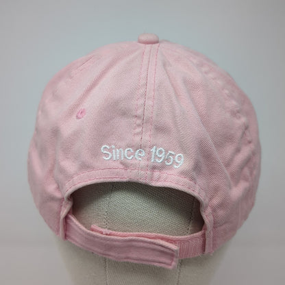 Backstoppers Since 1959 Strapback Hat Pink One Size Adjustable Fahrenheit