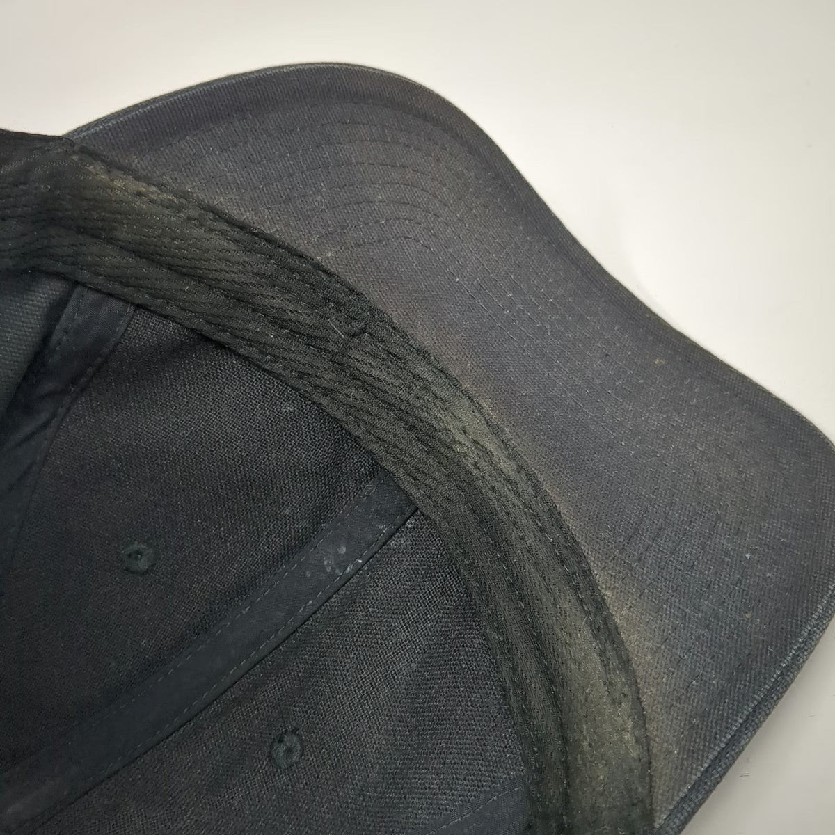 Dickies Snapback Black One Size Genuine Logo Patch Cotton Workwear 6 Panel Hat