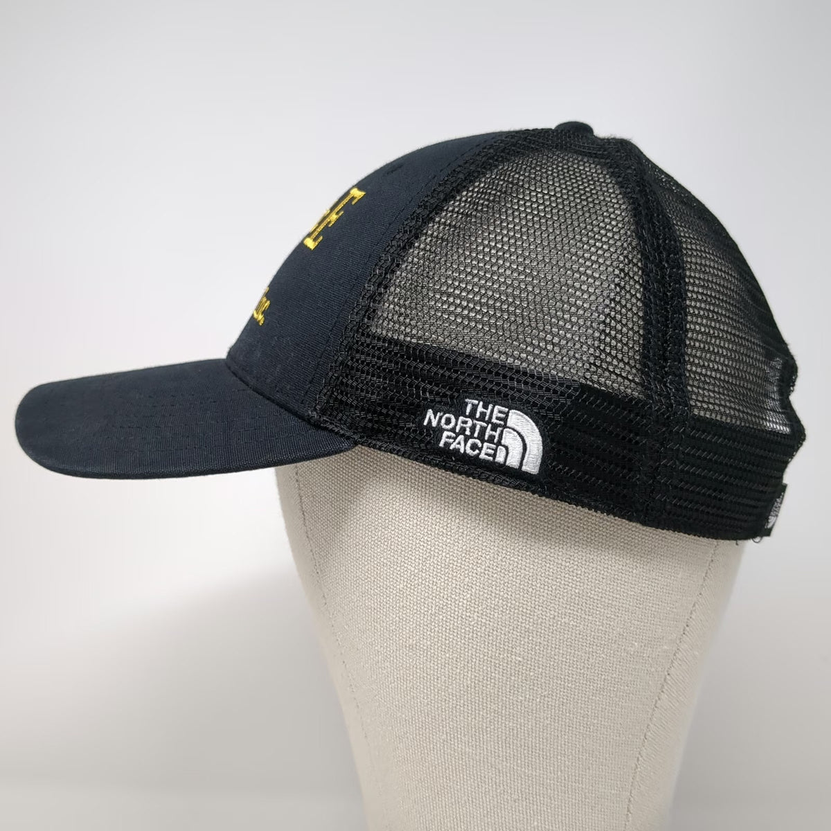 The North Face Trucker Hat Black Yellow One Size Mesh Snapback F&E Services Inc