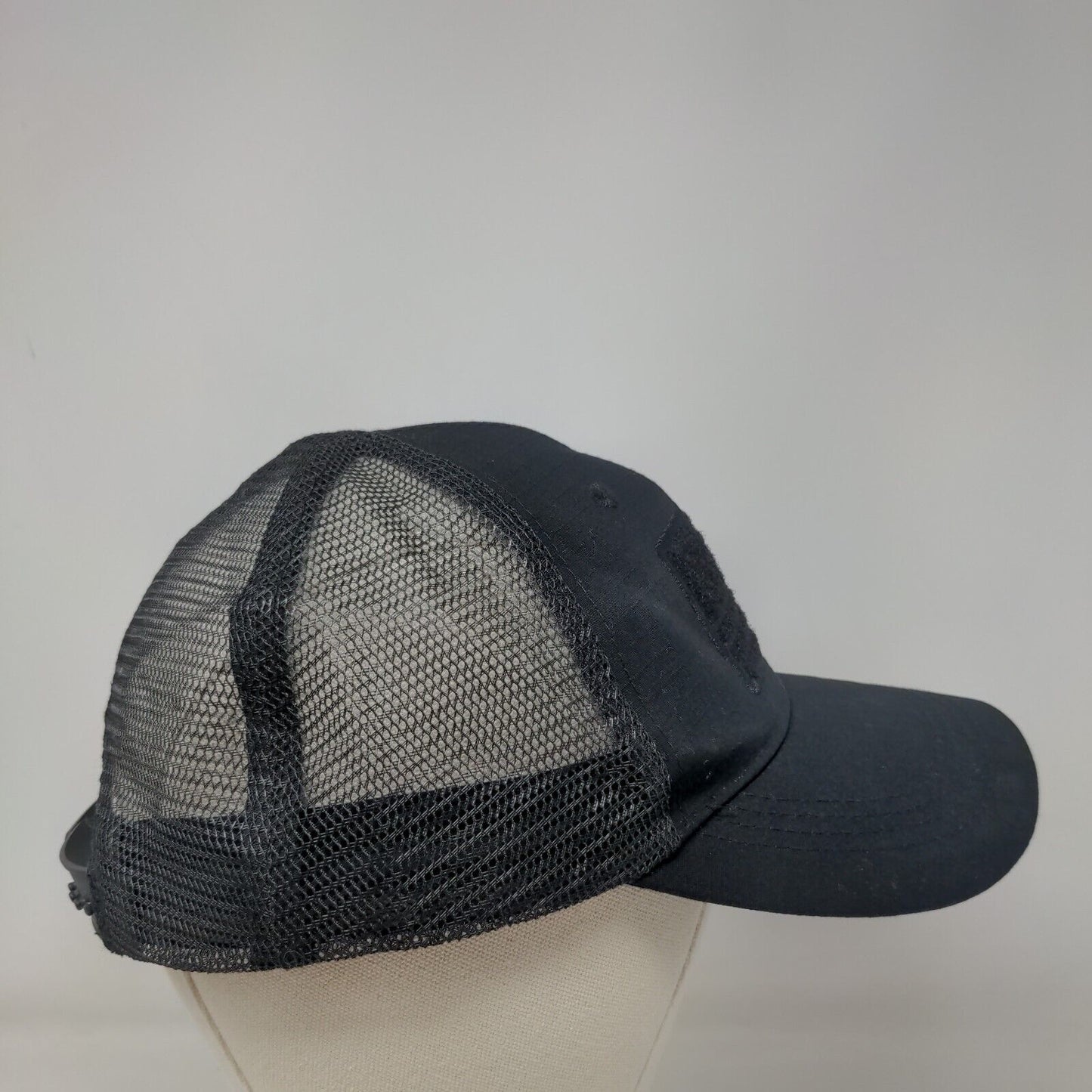 USA Flag Snapback Trucker Hat Black OSFM Mesh Back Patriotic Highland Tactical