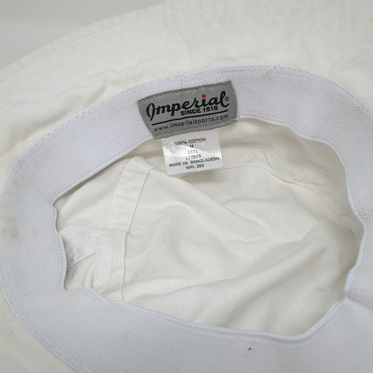 Imperial Bucket Hat White M Kroger Queen City Championship Golf Striped