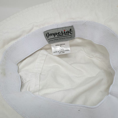 Imperial Bucket Hat White M Kroger Queen City Championship Golf Striped