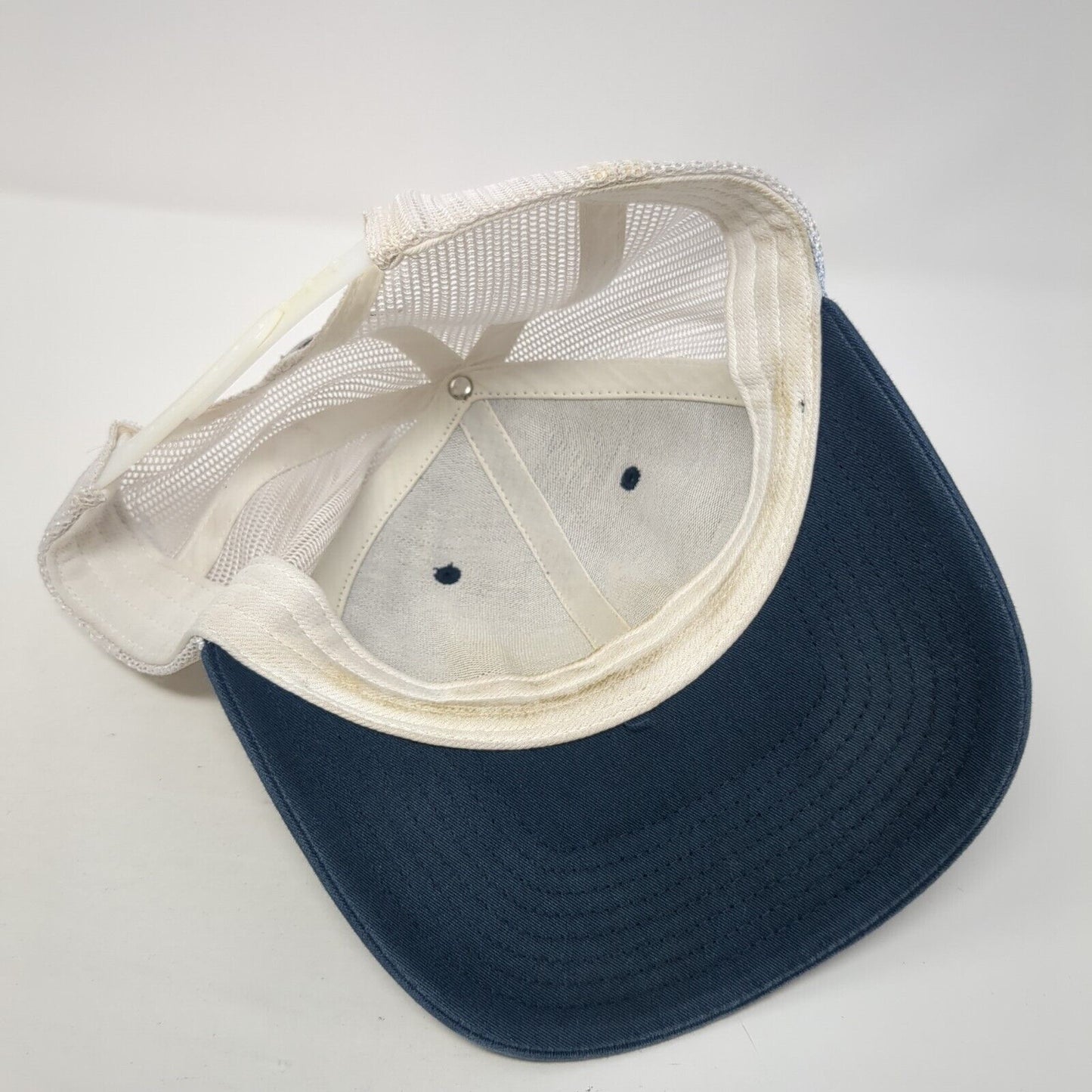 Columbia PFG Snapback Trucker Hat Blue One Size Adjustable Mesh Back 6 Panel