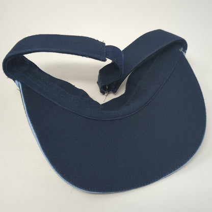 Spirit Hearts Strapback Visor Hat Blue One Size Adjustable Outdoor