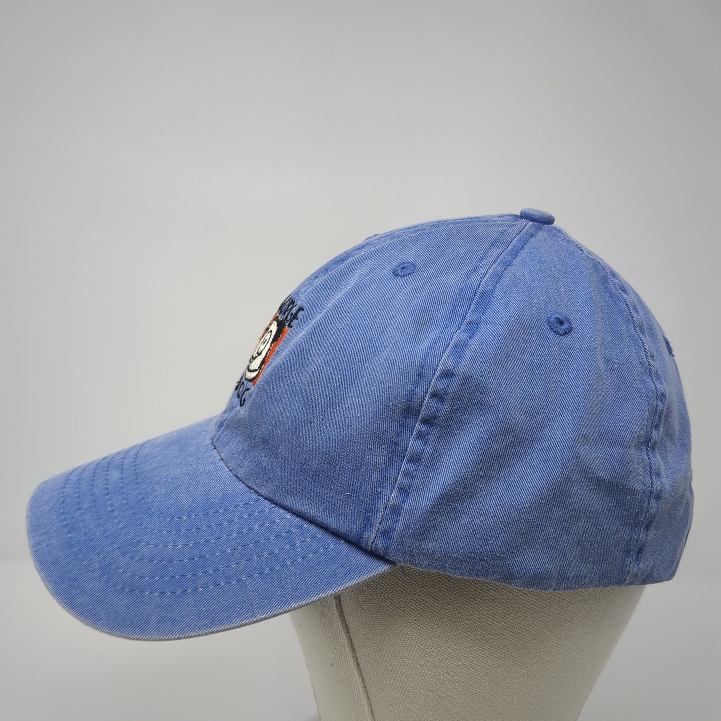 Gorge Dog Strapback Hat Blue One Size Adjustable Embroidered Fahrenheit