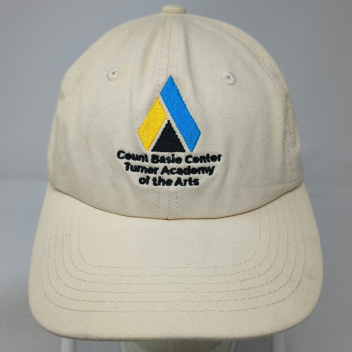 Count Basie Center Turner Academy Arts Beige Baseball Cap One Size Hat Slideback