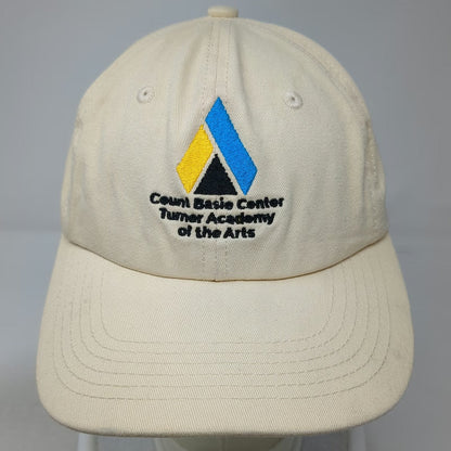 Count Basie Center Turner Academy Arts Beige Baseball Cap One Size Hat Slideback