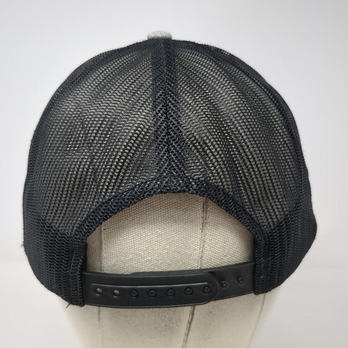 Trucker Hat Gray OSFM Mesh Back Summit Riders Red Plus Embroidered Adjustable