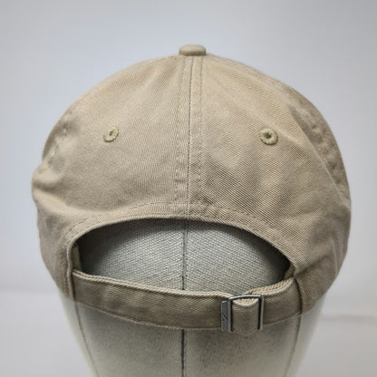 Nike Baseball Cap Brown M Slideback Embroidered Logo Swoosh Cotton Sport Hat