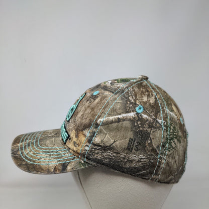 Realtree Strapback Hat Camouflage One Size Adjustable Embroidered Outdoor Cap
