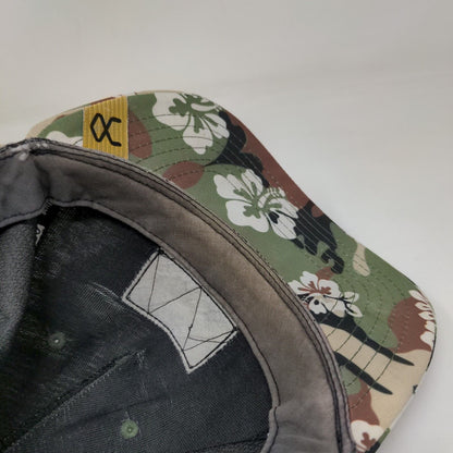Other Culture Patch Snapback Hat Camo OSFA Floral Hibiscus Hawaiian