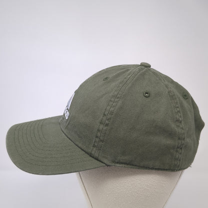 Adidas Slideback Baseball Cap Green One Size Adjustable Embroidered 6 Panel