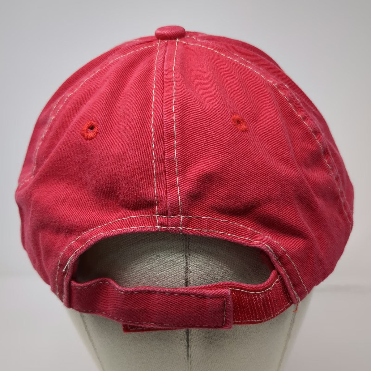 Beaver Caps Baseball Cap Red One Size Cotton Strapback Blicks Phosphate Hat Logo