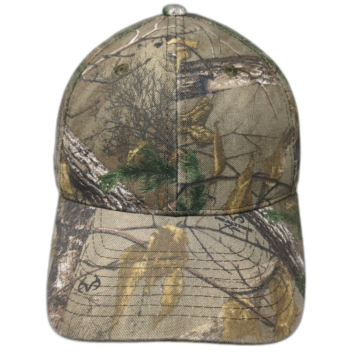 Signatures Realtree Camo Baseball Cap Brown OSFM Strapback Hat Hunting Fishing