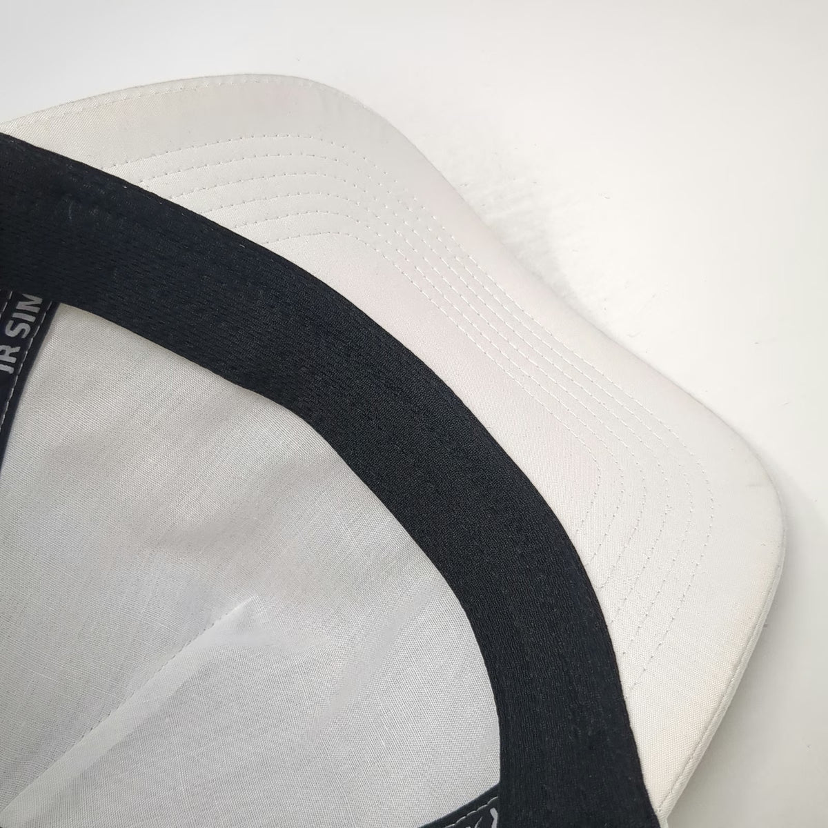 Namebrand Trucker Hat White One Size Simplot Logo Rope Brim Perforated Snapback