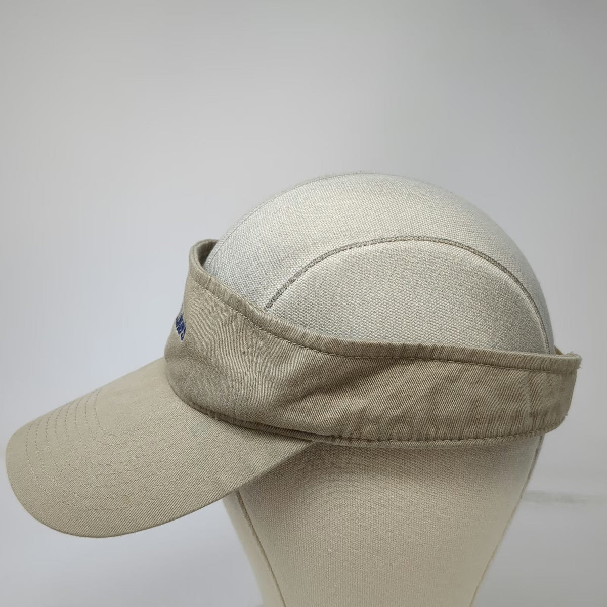 Port & Company Visor Beige Blue One Size St Luke's Embroidered Strapback hat
