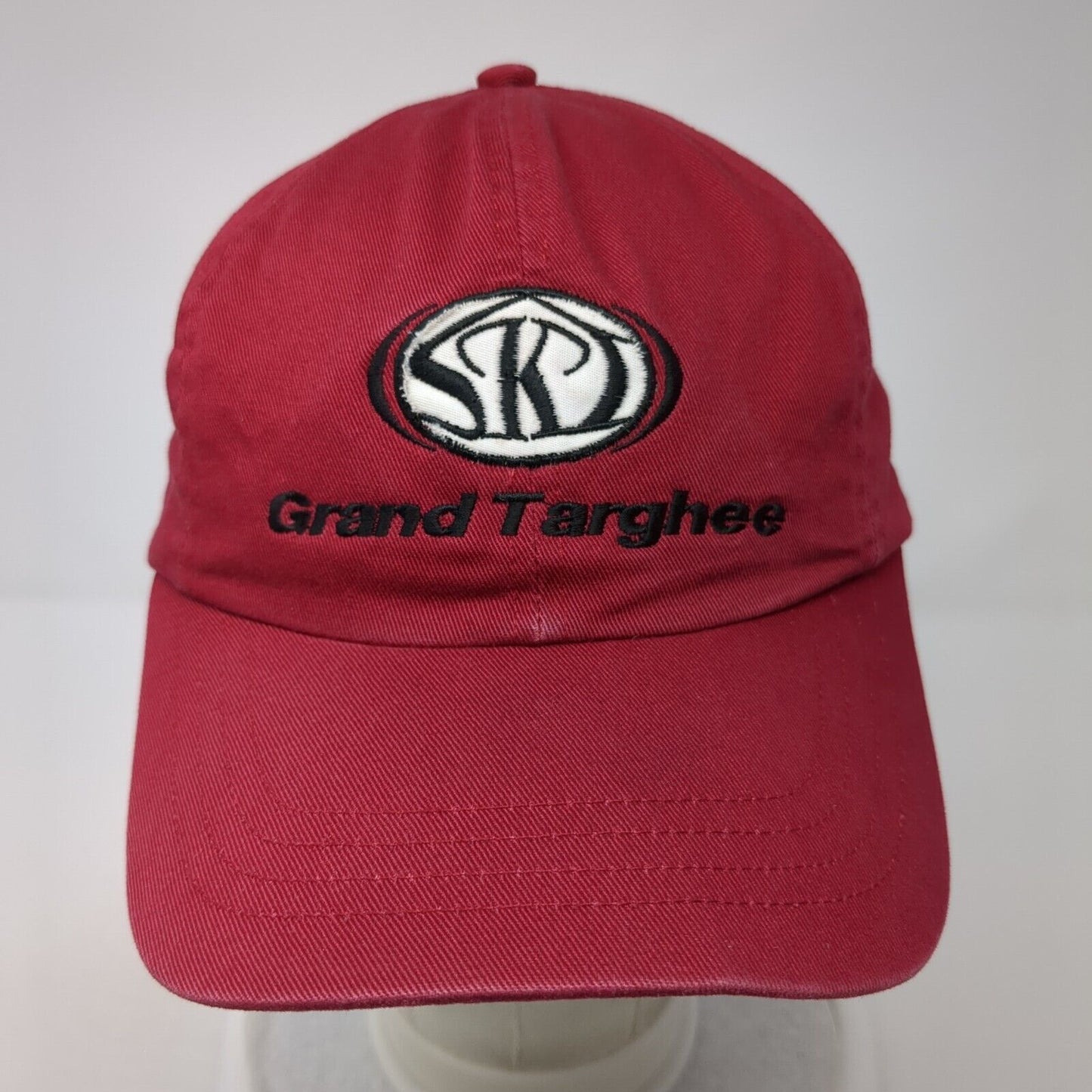 Grand Traghee Slideback Hat Red OS Adjustable Embroidered Alternative Headwear