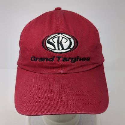 Grand Traghee Slideback Hat Red OS Adjustable Embroidered Alternative Headwear