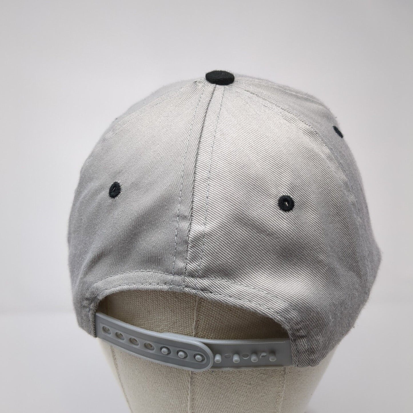 Queenstown New Zealand Snapback Hat Gray One Size Adjustable Embroidered Cotton