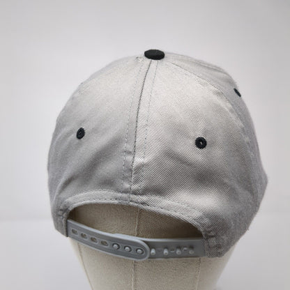 Queenstown New Zealand Snapback Hat Gray One Size Adjustable Embroidered Cotton