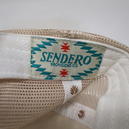 Sendero Provisions Co. Trucker Hat Beige One Size Rope Cowboy Mesh Snapback