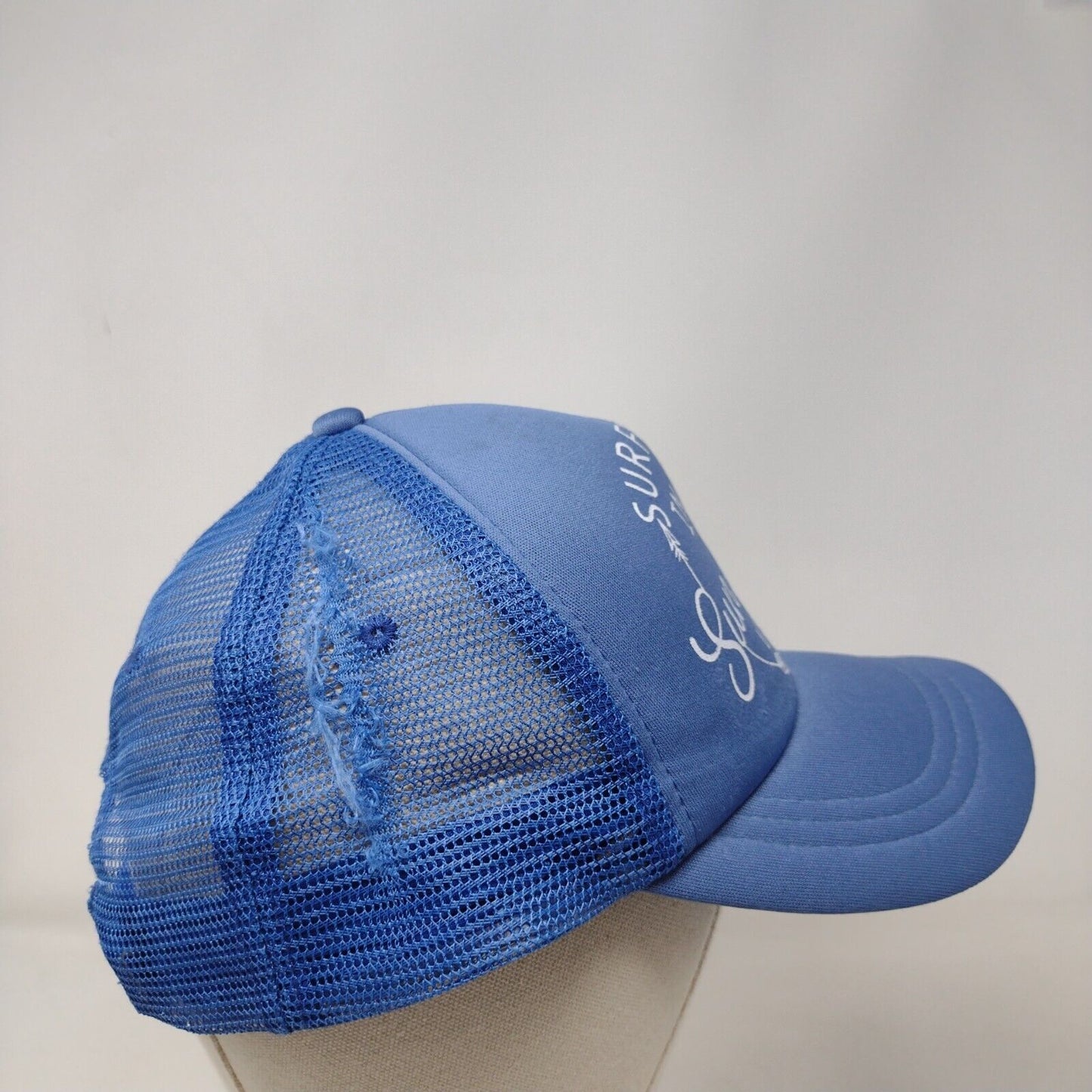 Surf In The Sun And Dance Under The Stars Snapback Trucker Hat Blue One Size
