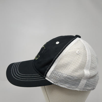 Jessie G Camo Anchor Snapback Trucker Hat Black One Size Mesh Back