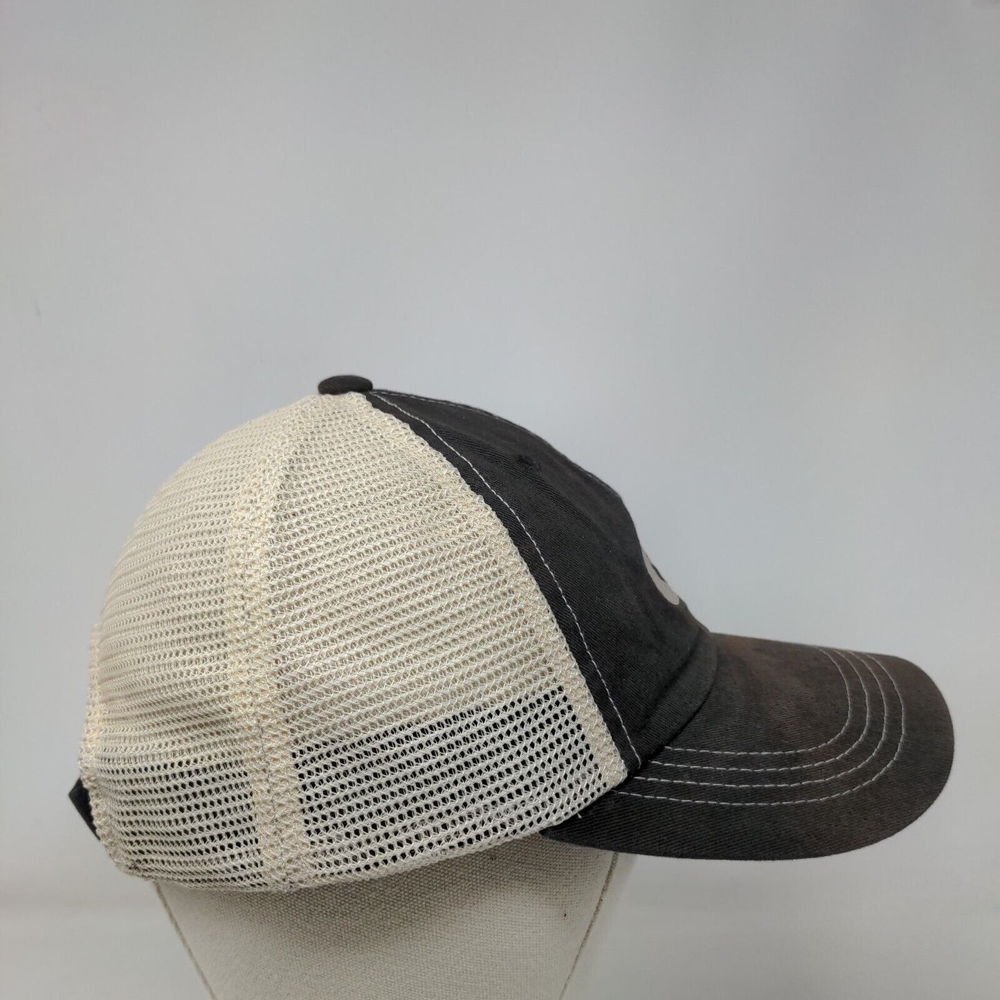 Costa Del Mar Strapback Mesh Back Trucker Hat Black One Size Embroidered