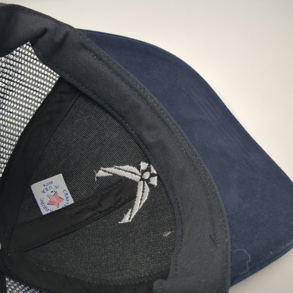 U.S. Air Force Strapback Mesh Back Trucker Hat Blue One Size Adjustable