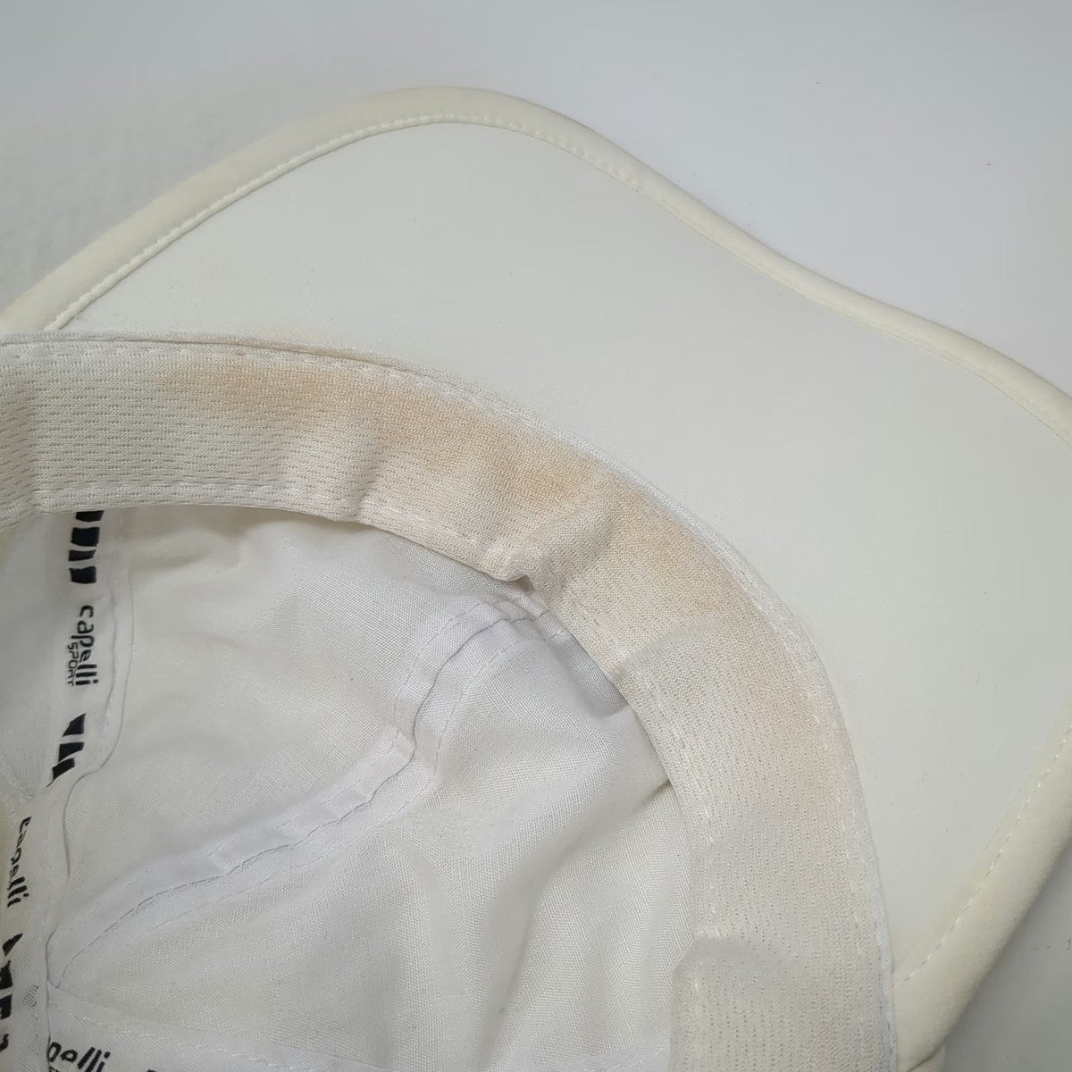 Capelli Sport Baseball Cap White One Size Mesh Vents Strapback Athletic Hat
